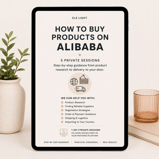 Learn How to Buy Products on Alibaba | 5 Private Sessions